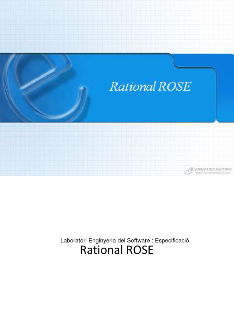 Introducción a Rational Rose UML | PDF | Lenguaje de modelado unificado ...