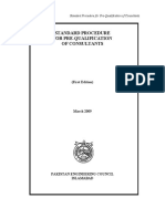 STD Procedure For Pre-Qualification of Consultants PDF