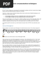 Tin Whistle - Basic Ornamentation Techniques