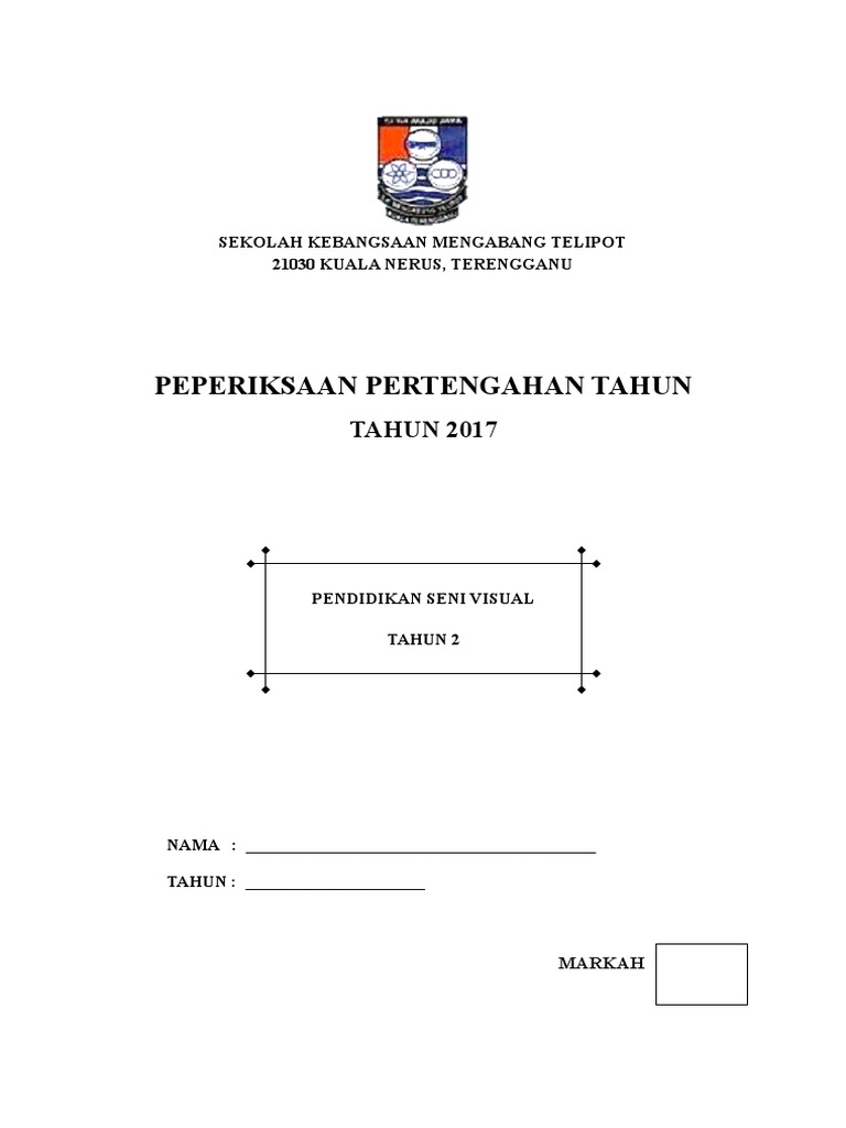 Cover Exam Paper Psv Pdf