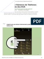 3 Formas de Discar Números de Telefones Internacionais Dos EUA PDF