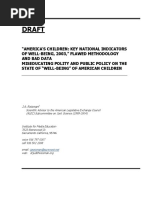 Misleading Child Well Being Report