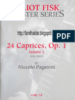 Eliot Fisk 24 Caprices Paganini Vol.2