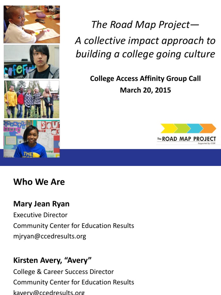 The Road Map Project - A Collective Impact Approach To Building A ...