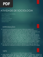 Atividade de Sociologia