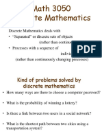 Math 3050 Discrete Mathematics