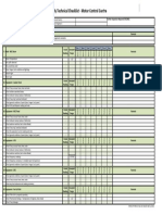 IFMS-OP-FRM-51 Rev 01 - MOTOR CONTROL CENTRE - Daily Technical Checklist PDF