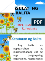 Pagsulatngbalita