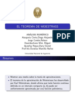 APROXIMACIÓN WEIERSTRASS