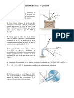 Lista 01 Capítulo 01 forças vetoriais