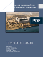 Construcción Del Templo de Luxor