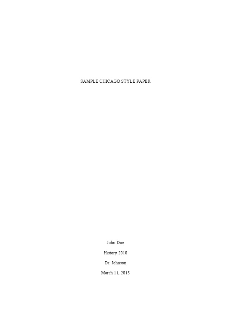Chicago Style Example Paper.pdf Citation Note (Typography)