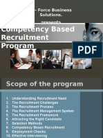Competency Based Recruitment