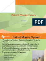 Patriot Missile Failure Analysis