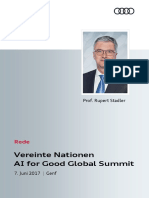 Rede Rupert Stadler Beim AI for Good Global Summit