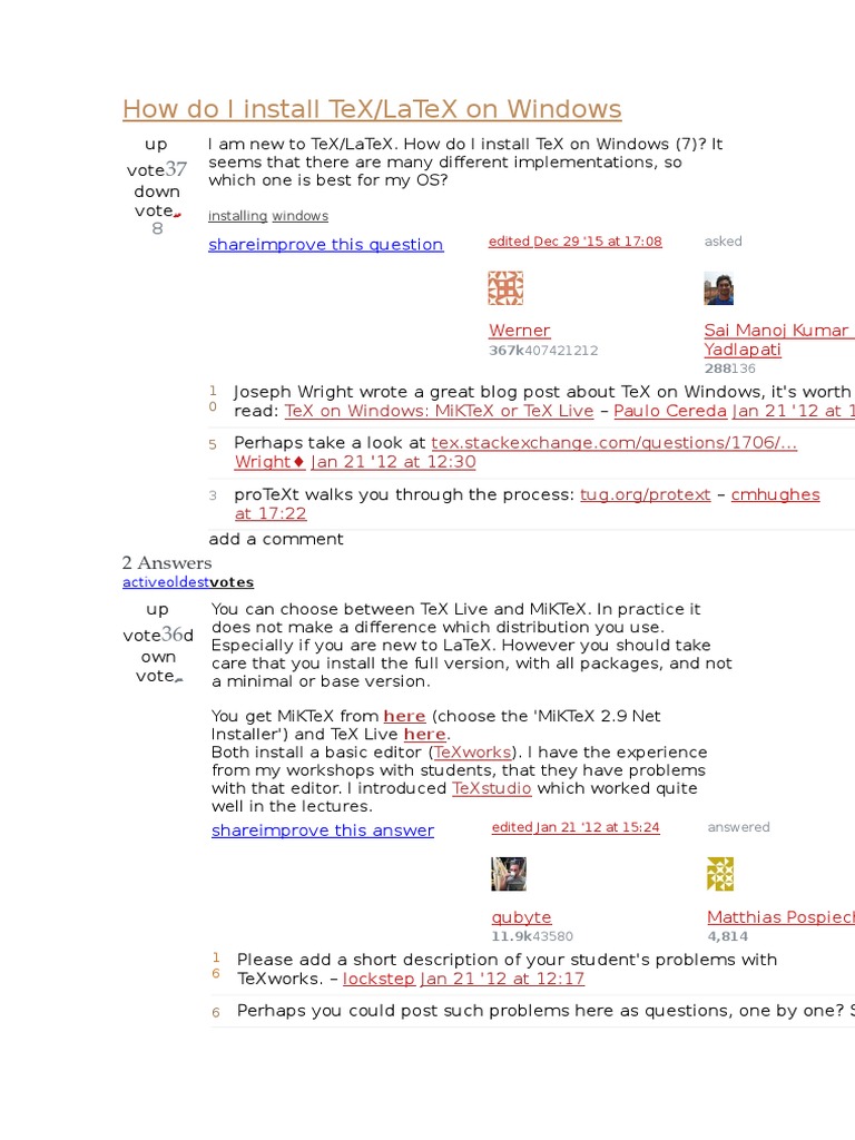 Windows Tex – Tex ダウンロード Windows10 – ITET
