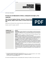 FRECUENCIA DE ERRORES LABORATORIO