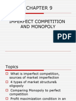 Chapter 9 Imperfect Competition and Monopoly