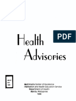 Health Advisories 1998