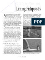 Liming Fishponds: Testing For Lime Requirements