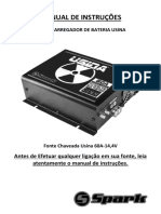 Manual de Instrucoes Fonte Chaveada Usina 60A-14,4V