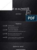 Qué Es El Texto