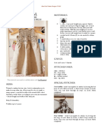 Tutorial - Granny Square Crochet Fabric Dress PDF
