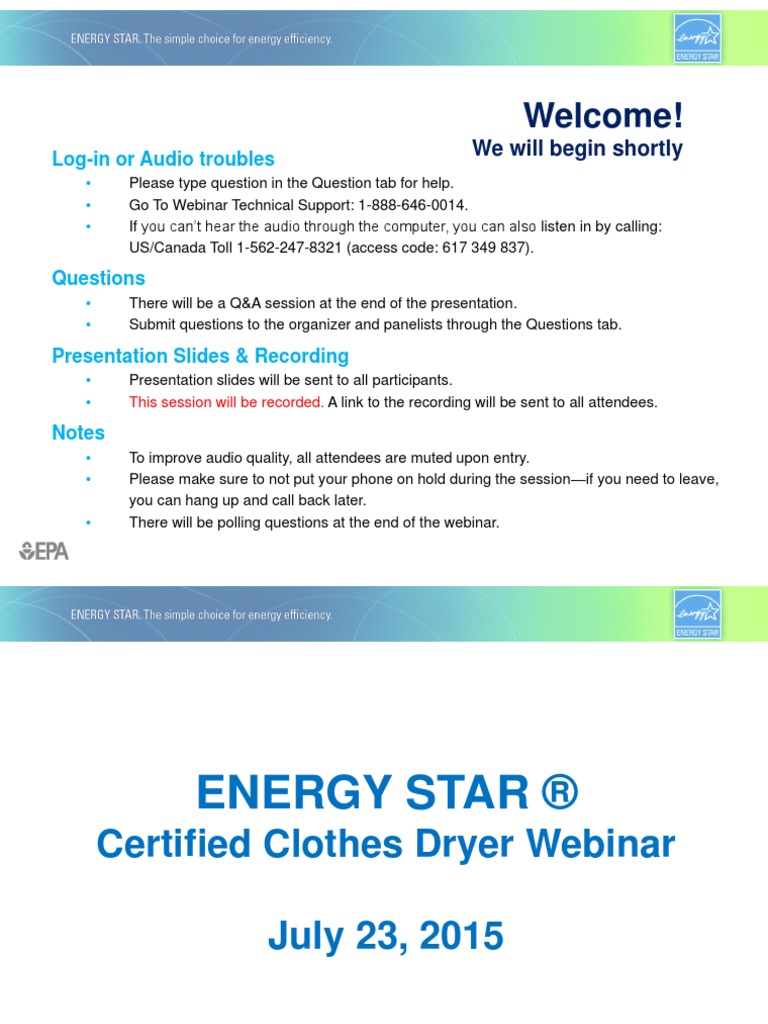 Energy Star Dryer inar PDF Clothes Dryer Washing Machine