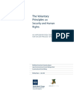 Principios Voluntarios en Seguridad y Derechos Humanos - Toolkit v3
