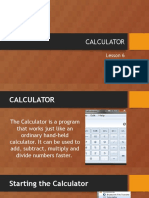 Lesson 6 - Calculator