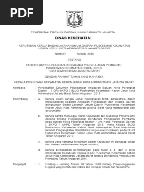 Sk Bendahara Pengeluaran Pdf