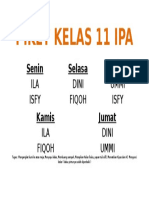 jadwal piket