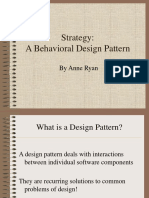 Strategy: A Behavioral Design Pattern: by Anne Ryan