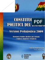 Constitución Política Del Estado - Incorpora Nombre Jurídico Por Artículo e Índices Alfabético Temáticos PDF