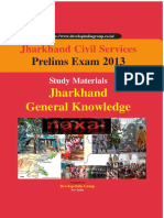 Jharkhand Civil Services: Prelims Exam 2013