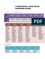 Kata Kerja Operasional Kko Revisi Takson