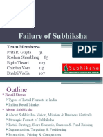 Failure of Subhiksha: Team Members