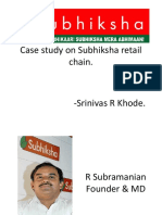 Case Study on Subhiksha Retail Chain