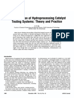 Miniaturization of Hvdrowocessina Catalvst Testing System Sie 1996 AIChE Journal PDF