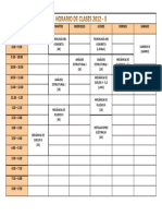 Horario de Clases 2012 - II