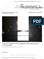 Por Que Saturno É Tão Temido - Saiba Lidar Com Sua Nova Posição - Horóscopo Do Dia - Signos, Horóscopo Diário, Semanal, Do Amor e Mensal PDF