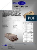 2-To-1 TETRA Combiner: Type 2038