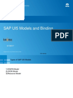 SAP UI5 Models and Binding: TCS Internal