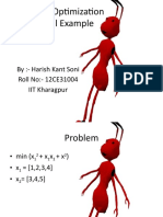 Ant Colony Numerical Example