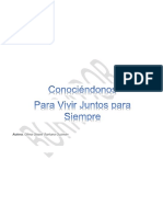 Libro de Noviazgo. Conociendonos