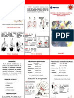 TRIPTICO Primeros Auxilios