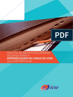 Livro "Adultos de Baixa Escolaridade - Desafios para A Aprendizagem Ao Longo Da Vida (ALV) em Portugal"