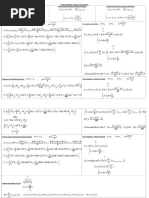 Numerical Methods Formula Sheet