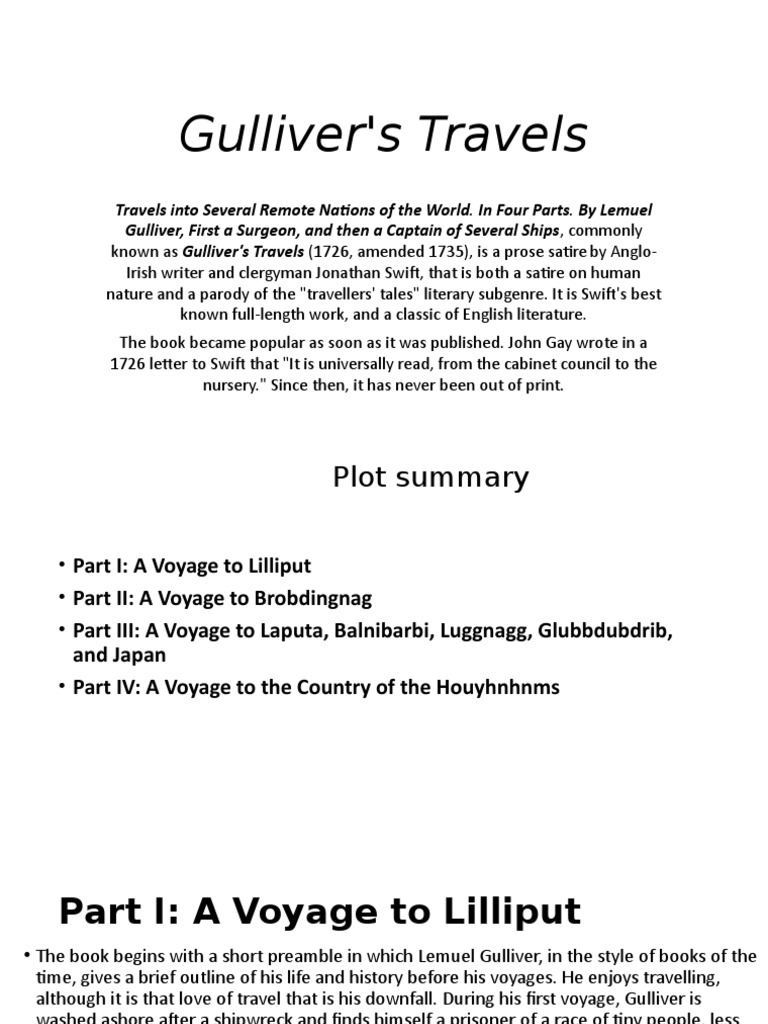 Gulliver's Travels PDF Gulliver's Travels Jonathan Swift