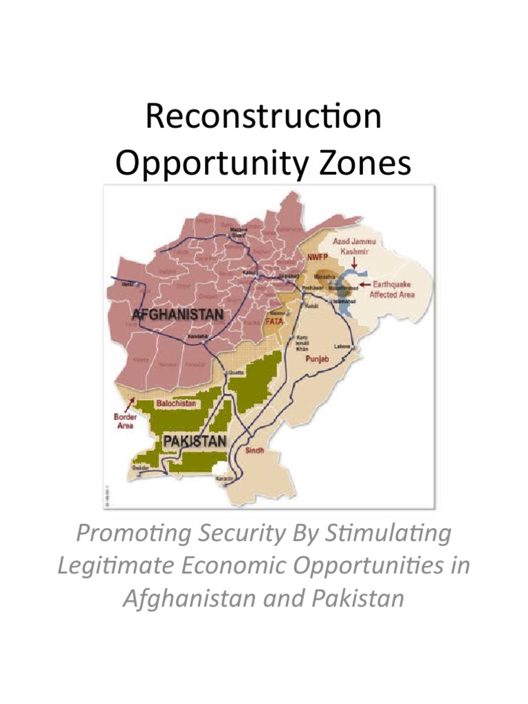 Economic Revitalization in ROZs | PDF | Federally Administered Tribal ...